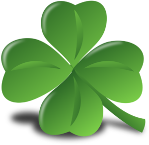 leaf, four-leaf clover, nature, lucky, clover, shamrock, trefoil, plant, green, cut out